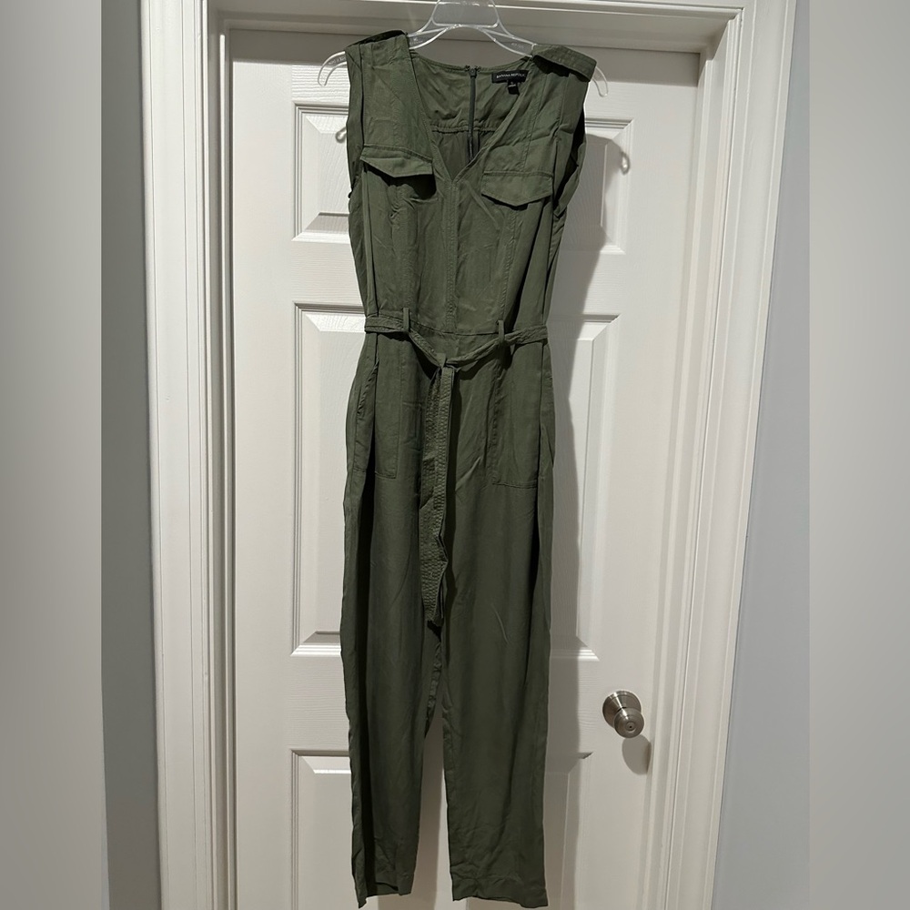 Banana Republic Olive Jumpsuit